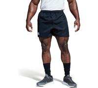 Asfasfq-Canterbury Men's Professional Cotton Shorts, Rugby Short, Internal Drawstring & Pockets, Gym/Training Short Men's Professional Cotton Short - Black, Large