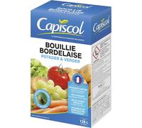 ASFASFq-CAPISCOL Bouillie Bordelaise - 800g - 128L De Solution - Fongicide Polyvalent - Traitement Préventif & Traditionnel - Mildiou Tavelure Cloque du Pêcher BB20800