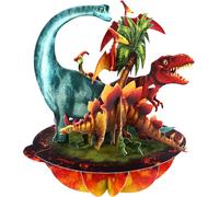 ASFASFq-Carte Pop Up 3D Pirouette - Dinosaures du Jurassique - Garçons, Enfants, Famille, Anniversaire