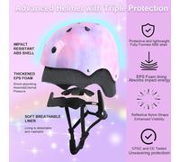 Asfasfq-Casque De Vélo Pour Filles En Bas Âge, Casque De Skateboard Ajustable Pour Les Jeunes Enfants, Casques De Protection Pour Vélo, Trottinette, Roller Et Cyclisme