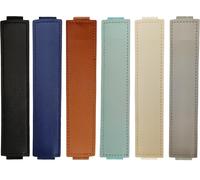 Asfasfq-Cenrong 6 Pièces Étui Stylo Cuir, Porte-Stylo Notebooke Élastique, Étui À Stylo Portable En Cuir Pu Coloré, Étui À Stylos Réglable Pour Ordinateur Portable Carnets Agendas