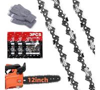 ASFASFq-Chaine Tronconneuse 30 CM,Épaisseur de 13 MM Chaine Tronconneuse,3/8"" LP,Chaine Tronconneuse 45 Maillons,Chaine Tronconneuse Parkside,Compatible avec Bosch, Makita et D'autres Marques,C'est u