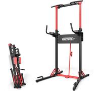 Asfasfq-Chaise Romaine Power Tower Pliable Dip Station Barre De Traction Ajustable Station De Traction À Hauteur Réglable, Multifonction Fitness Strength Avec Barre De Tractions