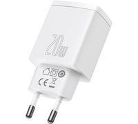Asfasfq-Chargeur Rapide Compact Quick Charger Dual Blanc 20 W