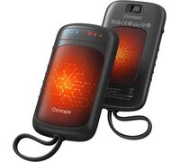 Asfasfq-Chauffe Mains Rechargeable Double Face, Chauffage Instantané 2s, Autonomie 8h, 67g Léger, Réutilisable, Chaufferette Main Pour Camping, Chasse, Raynauds, Trajets, Cadeau Homme, Ut5 Duoheat