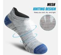 Asfasfq-Chaussette Homme, Lot De 8 Paires Chaussettes Basses Homme Femme, Chaussette Hommes Sport Épais Et Respirant, Soquettes Hommes Coton Pour Running