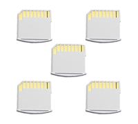 ASFASFq-chenyang CY Kit Micro SD TF vers Carte SD Mini Adaptateur pour Stockage supplémentaire Macbook Air/Pro/Retina Blanc 20 mm Environ 5PCS