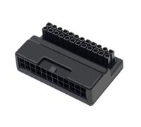 ASFASFq-chenyang CY Overmold ATX 24Pin 90 degrés carte adaptateur d'alimentation à Angle droit pour carte mère de bureau alimentation PC