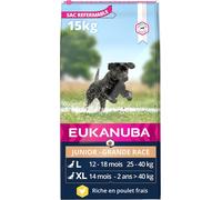 Asfasfq-Chien Junior Nourriture Sèche Pour Grande Race Poulet 15kg