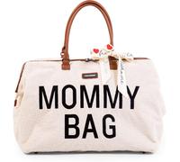 Asfasfq-Childhome, Mommy Bag, Sac À Langer, Maternité, Sac De Voyage, Grande Contenance, Tapis À Langer, Bandoulière Ajustable, Compartimenté, Poche Isotherme, Passage Pour Valise, Teddy Ecru