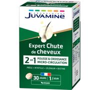 ASFASFq-Chute de Cheveux : Pousse + Croissance - 6 Actifs Beauté dont Zinc et Biotine - Favorise la Croissance et la Résistance des Cheveux - Programme de 1 mois - 30 Comprimés - Fabriqué en France