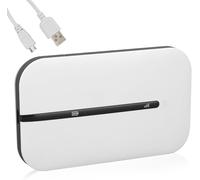 ASFASFq-ciciglow Hotspot WiFi Mobile, E5576 320 Routeur WiFi 4G LTE Portable avec Fente pour Carte SIM pour Téléphone PC Tablette Ordinateur Portable, Routeur de Voyage Batterie 1500mAh