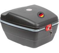Asfasfq-Coffre-Fort Tourisme Pour Vélo Pour Tous Les Porte-Bagages, Avec Matériel De Fixation, Fixation Antivol, 14 Litres, Coffre-Fort De Voyage, 5430ge6s, Noir
