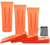 ASFASFq-Coins D'Abattage D'Arbres, 6 Pcs ABS Plastique Cale D'abattage pour Tronçonneuse, Coins de Coupe d'arbre, Cales Forestières, Coin Bucheron Fendre pour D'arbres, pour Couper l'arbre pour la Fo