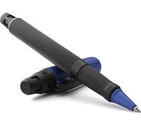 Asfasfq-Colibri Ascari Stylo Noir Mat Avec Finition Bleue Texturée Pachmayr Stylo De Luxe À Pointe Fine Pince À Ressort Livré Dans Une Jolie Boîte Cadeau Pour Hommes Et Femmes