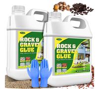 ASFASFq-Colle à Graviers, 4L Stabilisateur de Gravier, Fixateur Gravier Extérieur pour les Patios et les Allées de Jardin - Liant pour Gravier pour des écorces et Gravier et Cailloux, Non toxique et