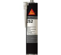 ASFASFq-Colle pour assemblages structuraux - Sikaflex 252 Blanc - Idéal pour métaux, plastiques, céramiques dans l'assemblage des véhicules - Amortit les vibrations - Peut être peint - 300ml