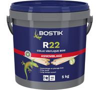 ASFASFq-Colle Vinylique Bois R22 - Prise Lente - Colle d'Assemblage et de Placage du Bois - D1 Menuiseries Intérieures - Meubles - Blanc - Seau de 5 kg