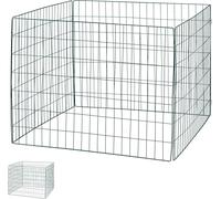 ASFASFq-Composteur de Jardin, Lot de 2, en métal (Acier), 560 litres, H x L x P : 70 x 90 x 90 cm, Vert