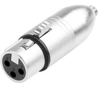 ASFASFq-Connecteur de microphone XLR vers TRS 3,5 mm 3 broches XLR femelle vers TRS femelle verrouillée 1/8 TRS Adaptateur audio équilibré XLR-3 vers prise stéréo verrouillable de 3,5 mm, pour