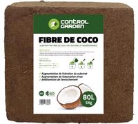 ASFASFq-Control Garden Substrat en fibre de coco 5 kg 80 l Engrais végétaux 100 % naturel pour potagers, terrariums et cultures Substrat à semis biodégradable