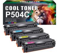 ASFASFq-Cool Toner Compatibles de Cartouche de Toner pour Samsung CLT-P504C CLT-504S CLT-K504S CLT-C504S CLT-M504S CLT-Y504S Xpress SL-C1860FW C1810W 4195FN 415NW (Noir Cyan Jaune Magenta, 4-Pack)