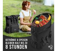 ASFASFq-Coolin' Sac à dos isotherme 30 l Sac à dos avec compartiment isotherme pour bière, pique-nique, boissons, etc. Sac isotherme comme sac à dos ¿ Pratique et simple Sac à dos isotherme pou