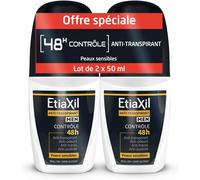 Asfasfq-Cooper Etiaxil Déodorant Men Anti-Transpirant Contrôle 48h Roll-On 2x50ml