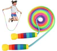 Asfasfq-Corde À Sauter Longue 2.5m,Longue Corde À Sauter De Sport,Corde À Sauter Enfant De 2.5 M Pour Multijoueurs,Pour Garçons Et Filles De 4, 5, 6, 7, 8, 9, 10 Ans