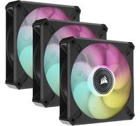 ASFASFq-Corsair iCUE ML120 RGB ELITE, 120 mm PWM Ventilateur RGB (Technologie CORSAIR AirGuide, Roulement à Lévitation Magnétique, Jusqu¿à 2 000 tr/min, Mode Zero RPM, Bruit Faible) Paquet Triple, No