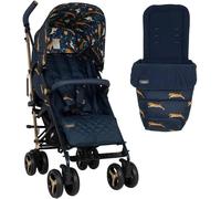 Asfasfq-Cosatto Supa 3 - Pousette Canne Compacte Avec Chancelière - Poussette De La Naissance À Environ 4 Ans, Max 25kg - Facile, Pliante, Grand Panier De Courses