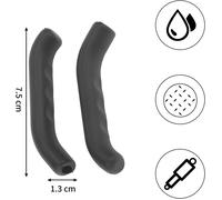 Asfasfq-Couvre Frein Protection Vtt Protege Levier De Frein Vtt, 2pcs Housse Manchon De Frein À Vélos Vtt Couvre Coque De Protection De Levier Frein En Silicone Antidérapant Universel Pour Yclette (N