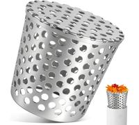 ASFASFq-Crapaudine De Gouttière Grille Gouttière Anti Feuilles Filtre De Descentes En Acier Inoxydable Filtre Anti Blocage De Toit Maille Protections pour Maison Avant-Toit Fossé Égout 63-75mm