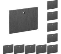 ASFASFq-criteaux en Ardoise, Lot de 10, Petites pancartes à accrocher, pour Le Jardin, étiquettes, Anthracite