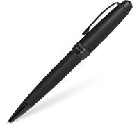 Asfasfq-Cross Bailey Stylo Roller Rechargeable Présenté Dans Un Coffret Cadeau Haut De Gamme ¿ Pointe Moyenne, Encre Noire, Noir Mat