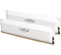 ASFASFq-Crucial Pro RAM DDR5 32Go Kit (2x16Go) 6400MHz CL38, Mémoire Overclocking Gaming, Intel XMP 3.0 / AMD Expo, (PC) Mémoire RAM 32Go DDR5, Blanc - CP2K16G64C38U5W