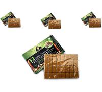 ASFASFq-Cubes Allume-feu pour cheminées Lot de 3 boites Barbecues Feux de Camp Fours à Bois poêle Bois compressé Cire végétale 32 Cubes par Boite Naturel écologique Kibros 4CALFcx3