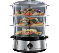 ASFASFq-Cuiseur Vapeur [Grande capacité] Cook@Home (800W, 9 L, 3 niveaux, 1 panier cuiseur de riz + 6 supports à ?ufs incl., écran digital, minuterie programmable, 3 Paniers sans BPA) 19270-56