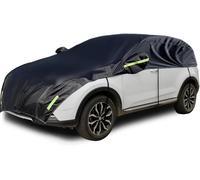 Asfasfq-Demi Housse De Voiture Hiver Été Voiture Extérieure Demi Couverture Imperméable Auto Pour Étanche À La Poussière Universel Tissu Oxford 420d (À Hayon)