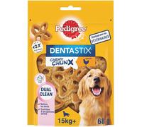 Asfasfq-Dentastix Chewy Chunx ¿ Pour Moyen/Grand Chien (15+ Kg) ¿ Friandises Au Poulet ¿ Pour Une Bonne Hygiène Bucco-Dentaire ¿ 5 Sachets De 68g