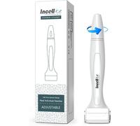 Asfasfq-Derma Stamp Adjustable, Microneedle Stamp 0-3mm, Tampon Microneedling Avec 140 Aiguilles En Titane, Derma Stamp Pour Cheveux Barbe Visage, Alternative Pour Microneedling Pen Derma Roller