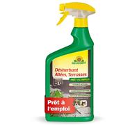 ASFASFq-Désherbant Allées Terrasses prêt à l'emploi, Pulvérisateur 1 l ¿ Élimination des mauvaise herbes, Désherbant pulvérisateur, Désherbant total pour cours, trottoirs et terrasses