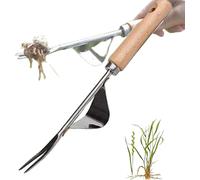 ASFASFq-Désherbeur Manuel,Jardinière Manuelle,Outil Gouge de Désherbage en Acier Inoxydable,Arrache Racine,Extracteur Mauvaises Herbes,Outil de Jardinage,Outil de Désherbage Manuel,Arrache Mauvaise H
