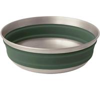 Asfasfq-Detour Bol Pliable En Acier Inoxydable, Taille M, 650 Ml, Couronne De Laurier Vert