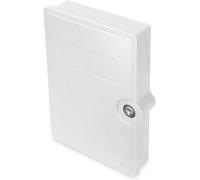 ASFASFq-DIGITUS Boîtier de Distribution FO pour l'extérieur - pour 6 connecteurs SC-Duplex - IP65-2X PG21, 1x PG13,5 entrées de câble - Support d'épissure pour Fibre Optique intégré - verrouillable -