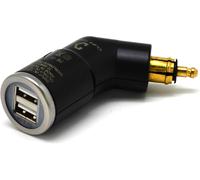 Asfasfq-Din Hella Chargeur Usb À Deux Prises Pour Téléphone/Satnav Gps - Pour Moto