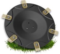 ASFASFq-Disque à lames Tuning pour 6 lames compatible avec ECOVACS Goat O500, O800, O1200, G1-800, G1-2000, G1 - Disque de coupe premium en fibre de verre renforcée pour 6 lames (disque de coupe sans