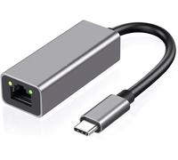 ASFASFq-Dragon Trading Adaptateur USB 3.1 type C vers Gigabit Ethernet 10/100/1000 Compatible Thunderbolt 3 Windows et Mac Convertisseur réseau LAN RJ45