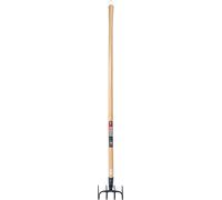 ASFASFq-E77528 Croc à Fumier à douille 4 dents manche 135 cm, Vert