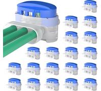 ASFASFq-ECENCE Connecteur de câble pour Robot Tondeuse, Lot de 20 - Connecteurs étanches avec Gel pour câble périphérique, kit de réparation pour câbles de Tondeuse Robot